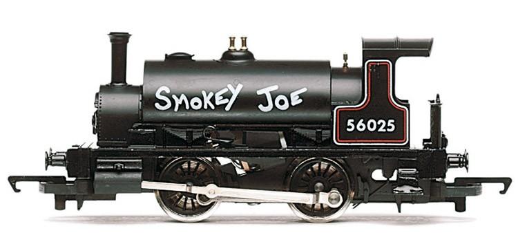 RailRoad - BR 0F 0-4-0ST #56025 'Smokey Joe' (Lined Black) - Out of Stock