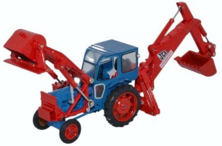 Oxford - JCB Major Loader Mk1 Excavator - JCB Blue & Red - Sold Out