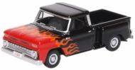 87CP65004 : Oxford - 1965 Chevrolet Stepside Pick Up Truck - Black/Flames 87CP65004 : Oxford - 1965 Chevrolet Stepside Pick Up Truck - Black/Flames