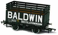 OR76CK7006 : 7 Plank Wagon with 3 Coke Rails - Baldwin, Bristol & Birmingham #3022 (Black) - In Stock OR76CK7006 : 7 Plank Wagon with 3 Coke Rails - Baldwin, Bristol & Birmingham #3022 (Black) - In Stock