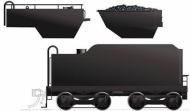 603090 : Rapido - CNR H-6 style Coal/Oil Tender (Painted - Unlettered) - Pre Order 603090 : Rapido - CNR H-6 style Coal/Oil Tender (Painted - Unlettered) - Pre Order