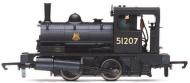 R3728 : BR (ex LYR) 21 Pug 0-4-0ST #51207 (Black - Early Crest) - Pre Order R3728 : BR (ex LYR) 21 Pug 0-4-0ST #51207 (Black - Early Crest) - Pre Order