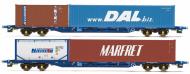 W005 : Hornby Wagon Bundle - Container Wagons - In Stock W005 : Hornby Wagon Bundle - Container Wagons - In Stock
