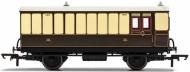 R40068 : GWR 4 Wheel Coach Brake Baggage #1411 (Chocolate & Cream) - Pre Order R40068 : GWR 4 Wheel Coach Brake Baggage #1411 (Chocolate & Cream) - Pre Order