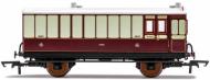 R40076 : LNWR 4 Wheel Coach Brake Baggage #9645 (Plum & Spilt Milk) - Pre Order R40076 : LNWR 4 Wheel Coach Brake Baggage #9645 (Plum & Spilt Milk) - Pre Order