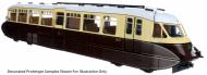 7D-011-002 : GWR Gloucester Streamlined Railcar #10 (Chocolate & Cream - Monogram) - Pre Order