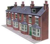 PN120 : Low-relief house fronts, red brick - In Stock PN120 : Low-relief house fronts, red brick - In Stock