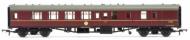 R4716 : BR Mk1 BSK Brake Second Corridor #M34672 (Maroon) with Lights - In Stock R4716 : BR Mk1 BSK Brake Second Corridor #M34672 (Maroon) with Lights - In Stock