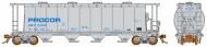 127011 : Rapido - 3800 Cylindrical Hopper - Procor (UNPX) Light Grey Repaint (Blue Logo) - Pre Order 127011 : Rapido - 3800 Cylindrical Hopper - Procor (UNPX) Light Grey Repaint (Blue Logo) - Pre Order