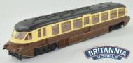 4D-011-002 : Streamlined Railcar #W10 (BR Chocolate and Cream) - In Stock 4D-011-002 : Streamlined Railcar #W10 (BR Chocolate and Cream) - In Stock