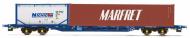 R6850 : KFA Container Wagon (Tiphook) with Marfret & Nichicon Containers - In Stock R6850 : KFA Container Wagon (Tiphook) with Marfret & Nichicon Containers - In Stock