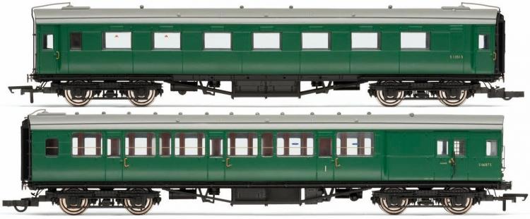 BR (ex-Maunsell) Pull-Push Coach Pack #Set 601 (Green) - In Stock