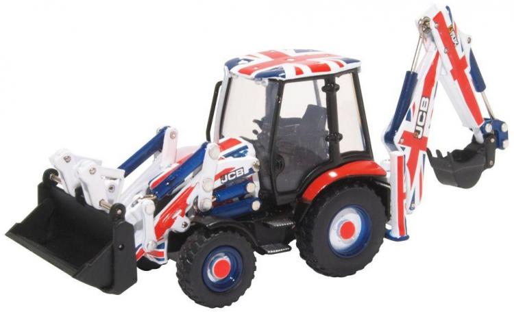 Oxford - JCB 3CX Eco Backhoe Loader - Union Jack - Sold Out