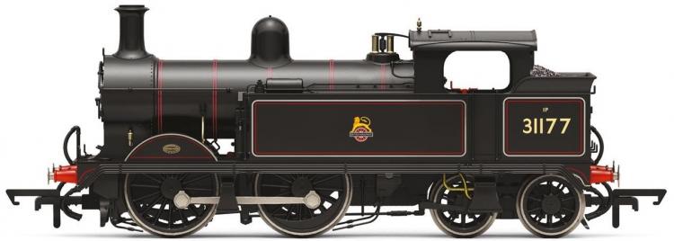 BR H Class 0-4-4T #31177 (Lined Black - Early Crest) - Pre Order