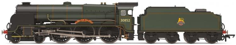 BR Lord Nelson 4-6-0 #30852 'Sir Walter Raleigh' (Lined Green - Early Crest) - Pre Order