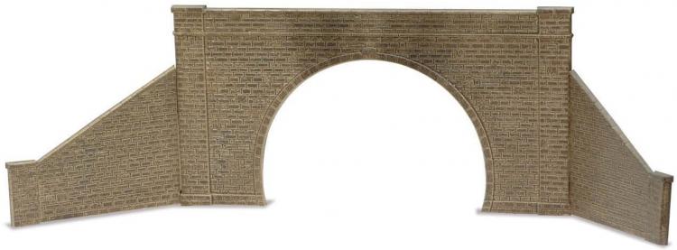 Peco - Lineside Kit - Tunnel Mouth & Walls - Stone - Double Track - In Stock