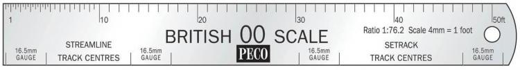 Peco - OO Scale Ruler - In Stock