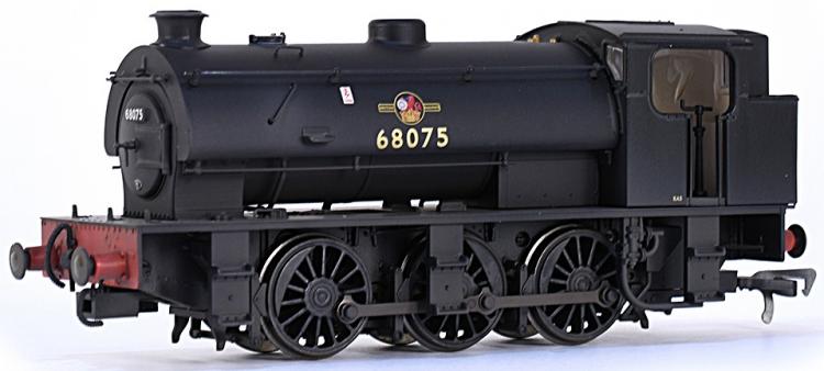 EFE Rail - BR J94 Austerity 0-6-0ST #68075 (Black - Late Crest) Weathered - In Stock