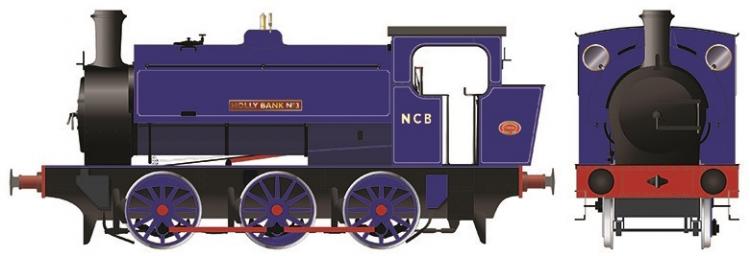 Hunslet 16in 0-6-0ST - NCB Staffordshire Area #3783 'Holly Bank No.3' (Lined Blue - As Preserved) - Sold Out