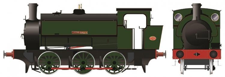 Hunslet 16in 0-6-0ST - Nassington Ironstone Quarries #1953 'Jacks Green' (Lined Green) - Sold Out