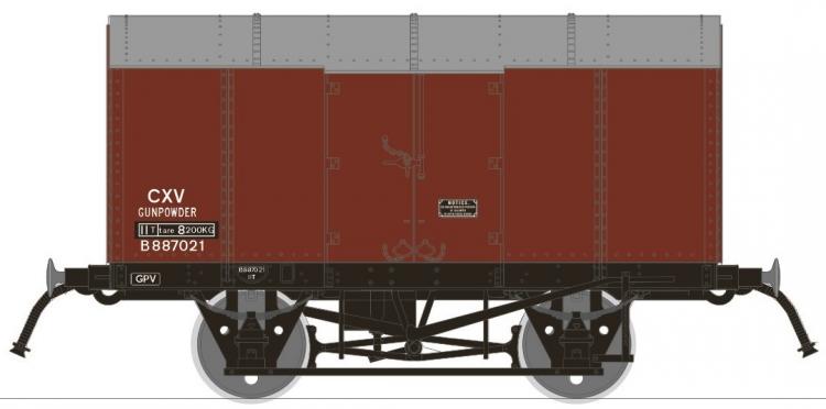 BR Gunpowder Van Dia.1/260 #B887021 (Bauxite) - Sold Out