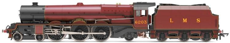LMS Princess Royal 4-6-2 #6203 'Princess Margaret Rose' (Crimson Lake) DCC Fitted - Out of Stock