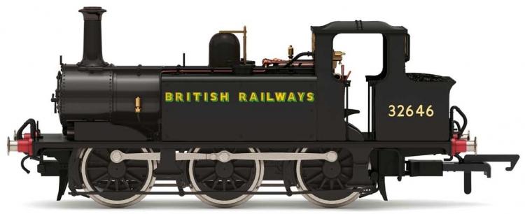 BR A1X Terrier 0-6-0T #32646 (Plain Black - 'British Railways') DCC Fitted - Sold Out
