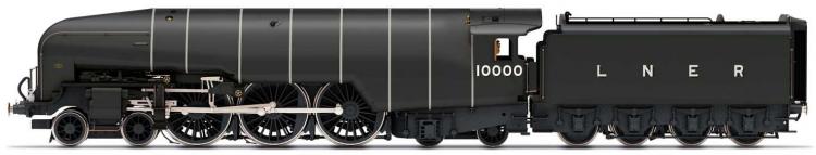 LNER W1 Hush Hush 4-6-4 #10000 (Grey) 1935 Double Chimney - Sold Out