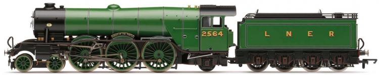LNER A1 4-6-2 #2564 'Knight of Thistle' (Apple Green) Diecast Footplate - In Stock