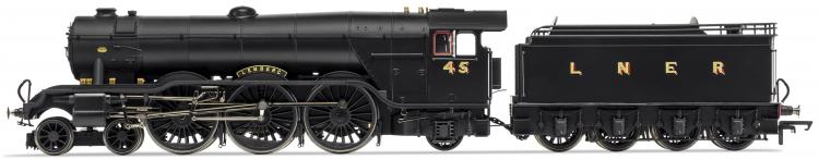 LNER A3 4-6-2 #45 'Lemberg' (Plain Black) Diecast Footplate - Sold Out