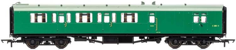 BR Bulleid 59' Corridor Brake Third #S2850S 'Set 967' (Green) - Sold Out