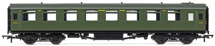 SR Maunsell Third Class Dining Saloon #1363 (Olive Green) - In Stock