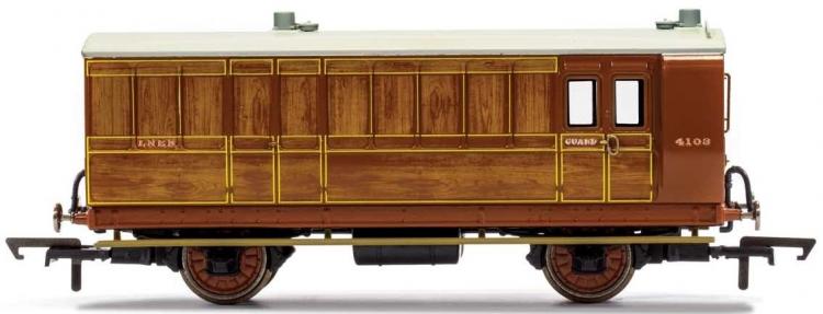 LNER 4 Wheel Coach Brake Baggage #4103 (Teak) - Sold Out