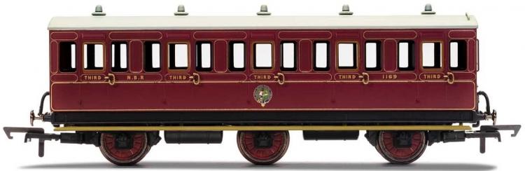 NBR 6 Wheel Coach 3rd Class #1169 (Maroon) - Sold Out