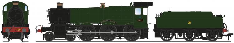 GWR 78xx Manor 4-6-0 #7801 'Anthony Manor' (Green - Monogram) DCC Sound - Pre Orders Closed