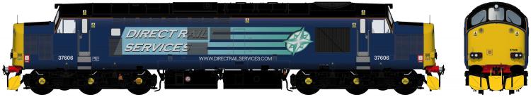 Class 37/6 #37606 (DRS - Compass) DCC Sound - Pre Order