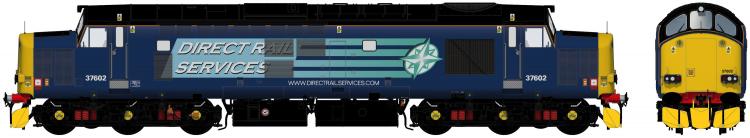 English Electric Type 3 - Class 37/6 #37602 (DRS - Compass) - Pre Order