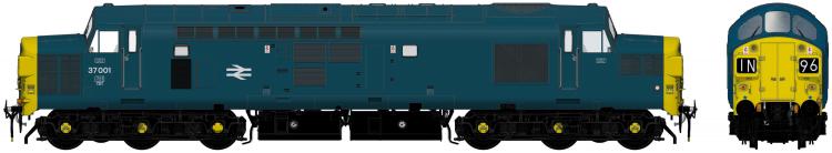 Class 37/0 #37001 (BR Blue) - Pre Order