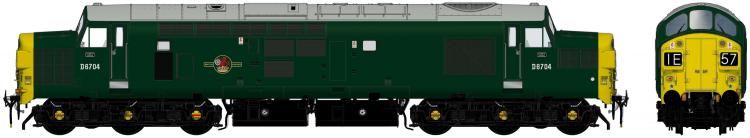 Class 37/0 #D6704 (BR Green FYE - Late Crest) DCC Sound - Pre Order