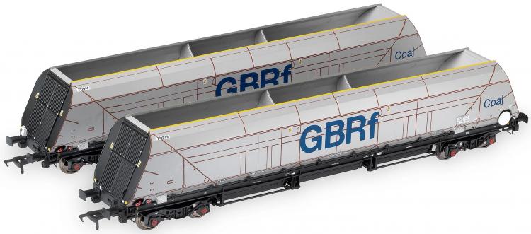 HYA Bogie Hopper Wagon - GBRf Coal Branding - Pack 1 - Sold Out