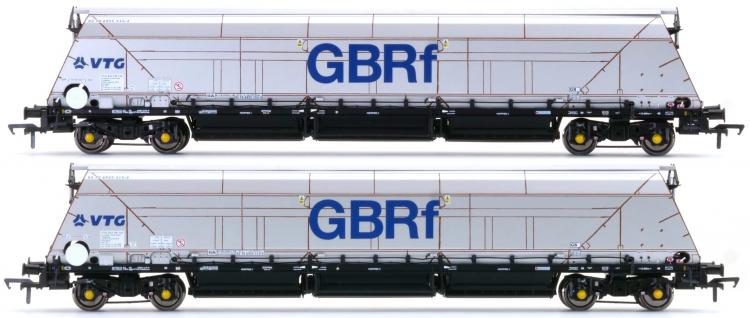 IIA Biomass Bogie Hopper Wagon - GBRf / VTG - Pack 3 - In Stock