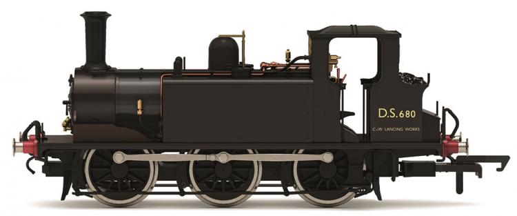 BR A1X Terrier 0-6-0T #DS680 (Departmental Black - No Crest - C&W Lancing Works) - In Stock