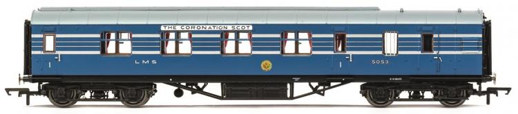 LMS Stanier D1961 Coronation Scot 57' BFK Brake First Corridor #5053 (Blue) - Sold Out