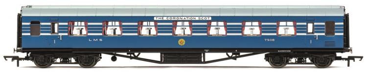 LMS Stanier D1902 Coronation Scot 65' RFO Restaurant First Open #7508 (Blue) - Sold Out