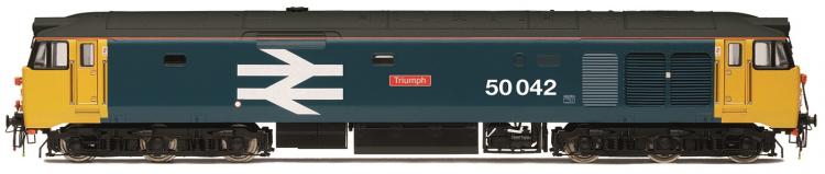 Class 50 #50042 'Triumph' (BR Blue - Large Arrow) - In Stock