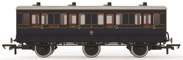 S&DJR 6 Wheel Coach 1st Class #3 (Blue) - Sold Out on Pre Orders