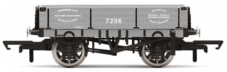 3 Plank Wagon - T. Burnett #7206 (Grey) - In Stock