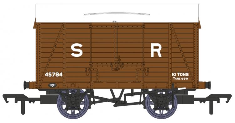 SR (ex-SECR) Dia.1426 10-Ton Covered Van #45784 (Brown - Large SR) - In Stock