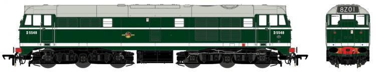Brush Type 2 - Class 30 #D5549 (BR Green - Late Crest) - Pre Orders Closed