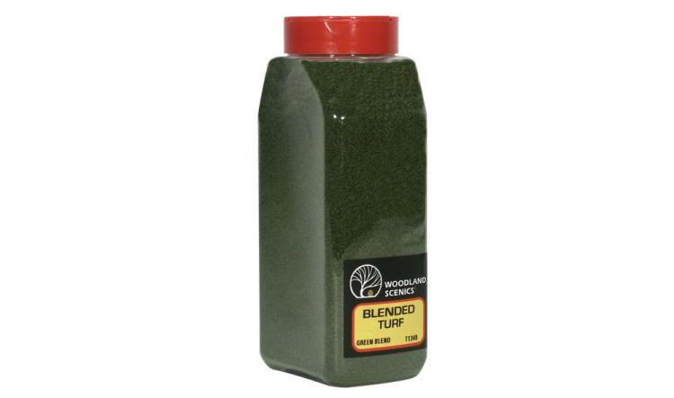 Woodland Scenics - Blended Turf - Green Blend - Shaker 57.7 in3 (945 cm3) - In Stock